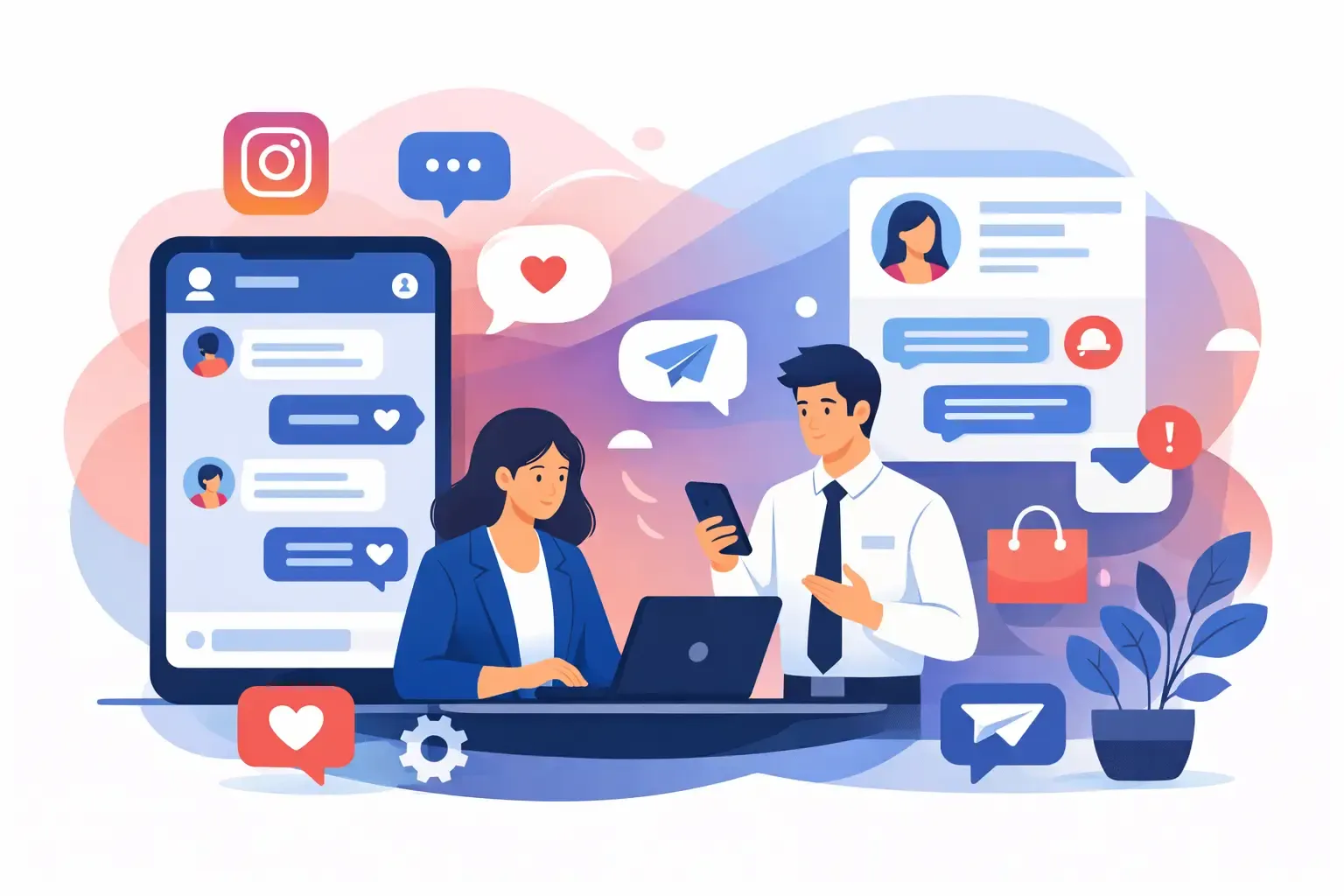 Instagram üzenetek kezelése cégeknek jól