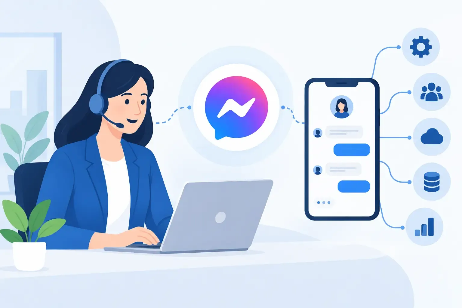 Messenger ügyfélszolgálat integráció cégeknek